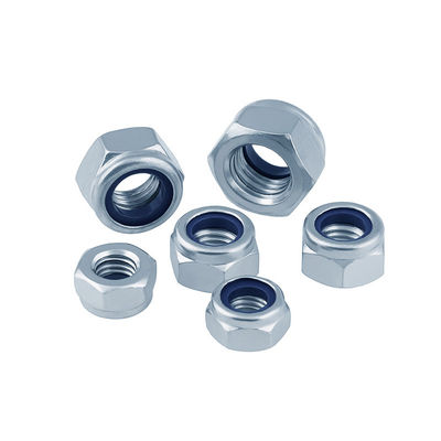 DIN985 Ferramenta de fixação galvanizada hexadecimal de bloqueio preto Grau 4.8/6.8/8.8/10.9/12.9
