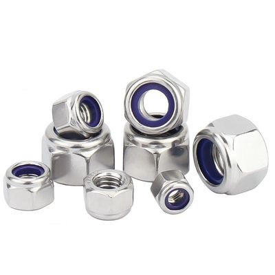 DIN985 Ferramenta de fixação galvanizada hexadecimal de bloqueio preto Grau 4.8/6.8/8.8/10.9/12.9