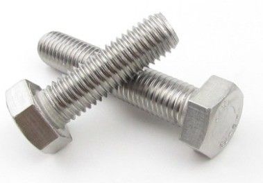 Grade de construção SUS304 Ferro inoxidável cabeça hexadeca parafusos e porcas Din933 para construção