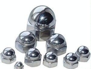 Edifício M2-M30 Fixação 304 aço inoxidável Hexagon cabeça redonda porco com cobertura decorativa