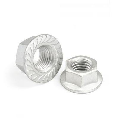 M2-M30 Noz de bloqueio de nylon de aço inoxidável 304 simples DIN6923 para aplicações de carga pesada