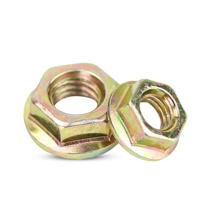 M2-M30 Noz de bloqueio de nylon de aço inoxidável 304 simples DIN6923 para aplicações de carga pesada