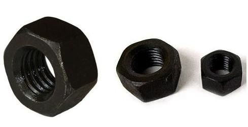Pedido do cliente DIN6921 Grau 8.8 Nozes hexagonais de alta resistência com escurecimento por oxidação