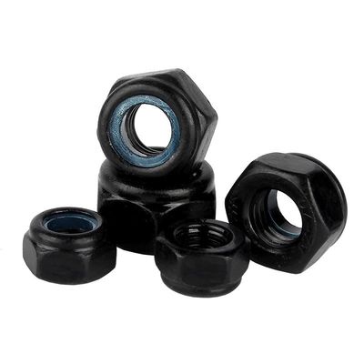 Ferramenta de fixação DIN985 Metric Hex Flange de aço inoxidável Nylon Lock Nut