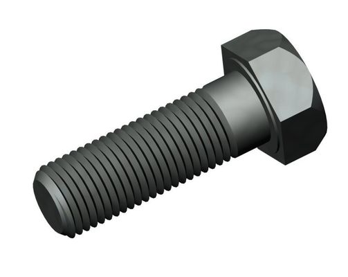 Aço inoxidável de alta resistência Hexagonal Nut Galvanizado e Fundação Hex Head Bolt Fastener DIN931