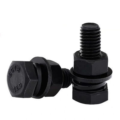 Zn HDG DIN933 931 Parafuso e porca hexadecimais M2-M100 com excelente resistência à corrosão