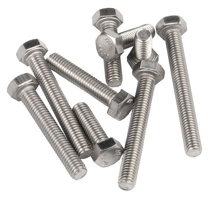 Zn HDG DIN933 931 Parafuso e porca hexadecimais M2-M100 com excelente resistência à corrosão