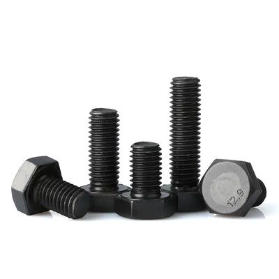 Zn HDG DIN933 931 Parafuso e porca hexadecimais M2-M100 com excelente resistência à corrosão