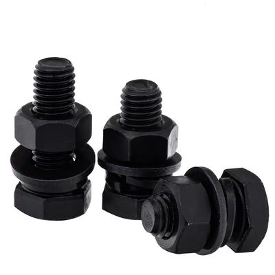 Zn HDG DIN933 931 Parafuso e porca hexadecimais M2-M100 com excelente resistência à corrosão