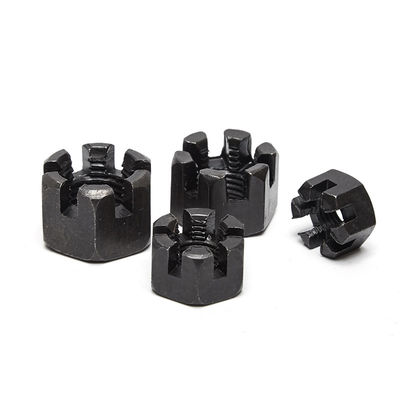 8.8/10.9/12.9 Ect Grade Metric Slotted Nut DIN935 para Sistema de Força e Medição
