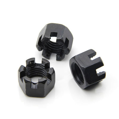 8.8/10.9/12.9 Ect Grade Metric Slotted Nut DIN935 para Sistema de Força e Medição