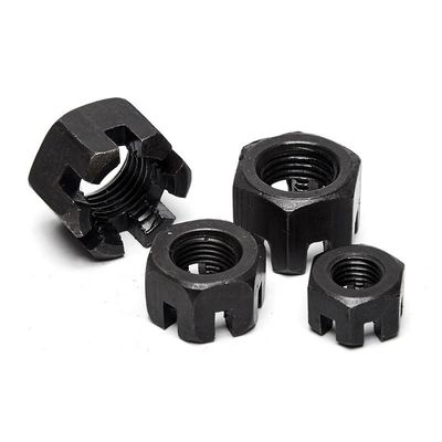 8.8/10.9/12.9 Ect Grade Metric Slotted Nut DIN935 para Sistema de Força e Medição