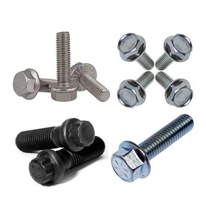 Finish simples M8 parafusos de titânio perfeito para em várias máquinas industriais