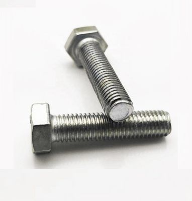 9mm Zinc-plating Hex Nut e parafusos de aço inoxidável Zinc acabamento para versatilidade