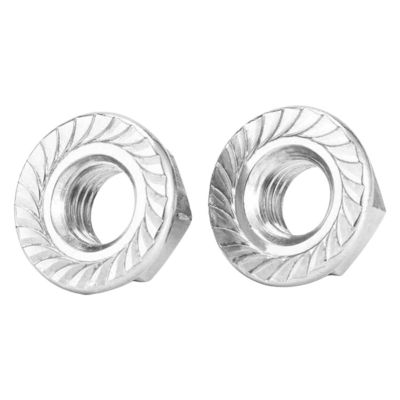 304 aço inoxidável Hexagon Spline Flange Nut DIN6923 Nylon Lock Building Essential