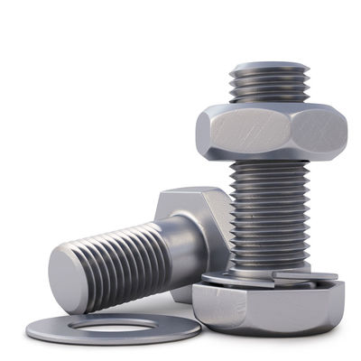 Aço inoxidável de alta resistência Hexagonal Nut Galvanizado e Fundação Hex Head Bolt Fastener DIN931