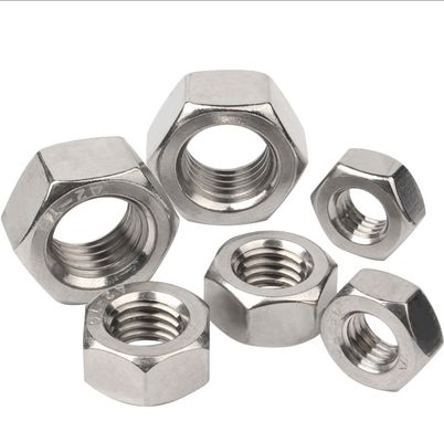 Indústria automóvel Galvanizado Branco Azul Revestido de Zinco Hex Nut DIN934 parafusos e porcas