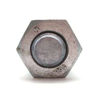 M16 HDG Hex Head Electric Bolt com Hex Nut e Washer Steel Grade 8.8/6.8 Black Oxide