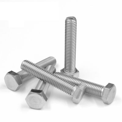 Montado parafusos e porcas hexagonais SS304 aço inoxidável DIN931 DIN933 DIN934 para o seu