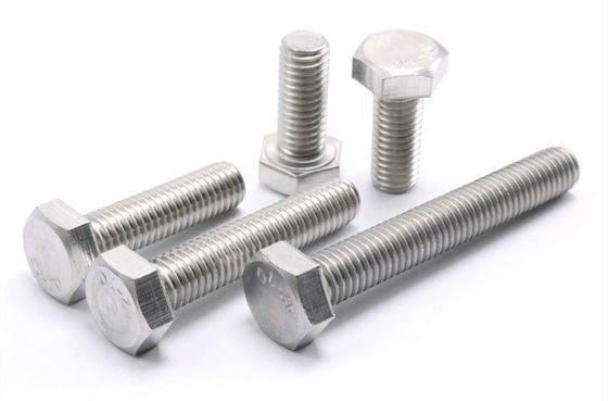 Aço inoxidável A2 A4 DIN931 Ferradura e porca hexadecimal parcial de meio fio com estoque de lavadora