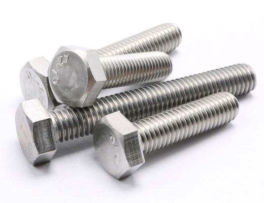Aço inoxidável A2 A4 DIN931 Ferradura e porca hexadecimal parcial de meio fio com estoque de lavadora