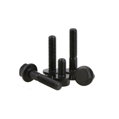 Carbono/aço inoxidável M6 M8 M25 revestimento de zinco Din6921 parafuso hexagonal com flange e porca