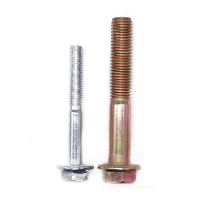 Carbono/aço inoxidável M6 M8 M25 revestimento de zinco Din6921 parafuso hexagonal com flange e porca