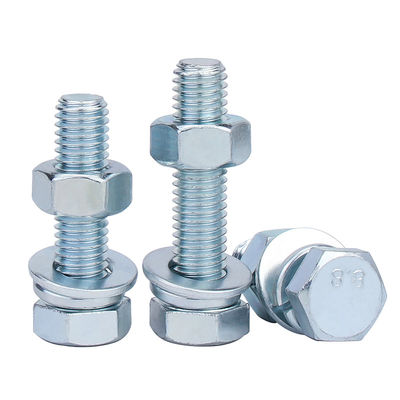 DIN 933 HDG Parafusos hexadecimais de rosca completa para grau industrial 4.8/8.8/10.9/12.9