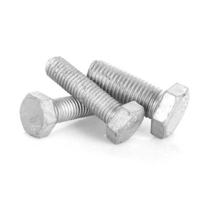 Alta resistência HDG galvanizado a quente DIN933 DIN931 Hexagon Head Bolts para aço