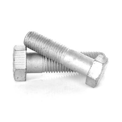 Alta resistência HDG galvanizado a quente DIN933 DIN931 Hexagon Head Bolts para aço