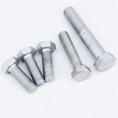 DIN931 DIN933 M6-M36 Dacromet Hexágono Hex Head Parafusos Hexágono ANSI Hexágono UNC UNF