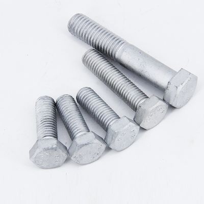 DIN931 DIN933 M6-M36 Dacromet Hexágono Hex Head Parafusos Hexágono ANSI Hexágono UNC UNF