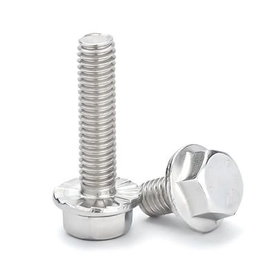Aço inoxidável A2 70 A4 80 Hex Flange Bolto DIN6921 Fornecimento direto para e acabamento simples