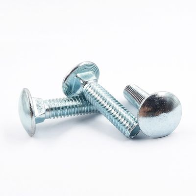 O parafuso DIN603 da Handan Fastener com acabamento revestido com zinco e certificação ISO9001