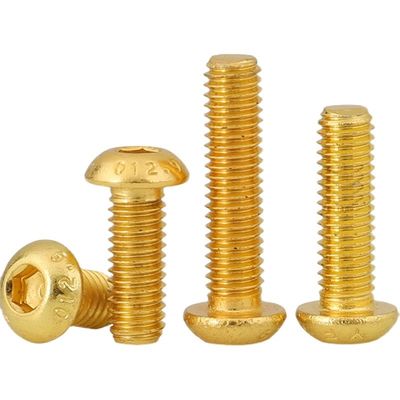 M5-M100 Brass de cobre ISO7380 Hex Socket Button Head Security Cap Screw Bolt para Industrial