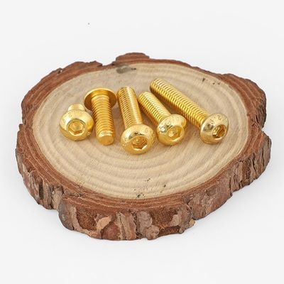M5-M100 Brass de cobre ISO7380 Hex Socket Button Head Security Cap Screw Bolt para Industrial