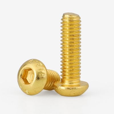 M5-M100 Brass de cobre ISO7380 Hex Socket Button Head Security Cap Screw Bolt para Industrial