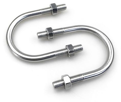 Grampos em forma de U galvanizados a quente para fixação forte e duradoura em qualquer ambiente