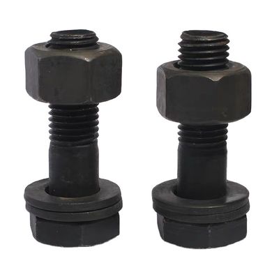 Estrutura de aço parafusos DIN933 10.9S óxido negro grande hexágono para aplicações de resistência