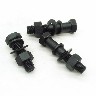 Estrutura de aço parafusos DIN933 10.9S óxido negro grande hexágono para aplicações de resistência