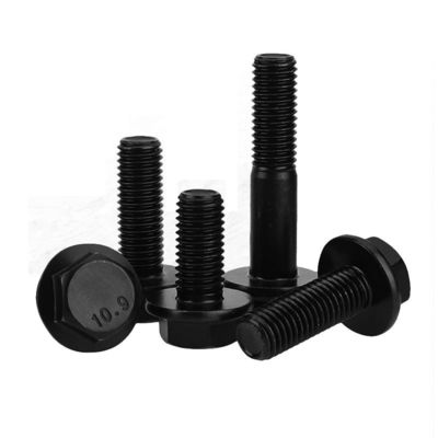 M5-M100 Parafuso de flange mecânico com hexágono exterior galvanizado e superfície antiderrapagem