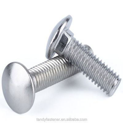 304 aço inoxidável cabeça redonda quadrada pescoço ponte parafuso DIN603 grau 8.8 galvanizado