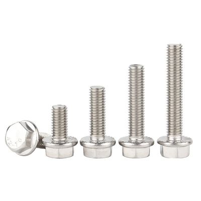 ISO9001 Certificado Grau 8.8 Galvanizado Hexagonal flange parafuso com DIN 6921 Dented Washer