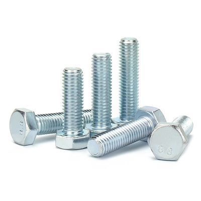ISO9001 Certificado de Força Ferro Galvanizado Hex Bolt DIN933 para Aplicações Aeroespaciais