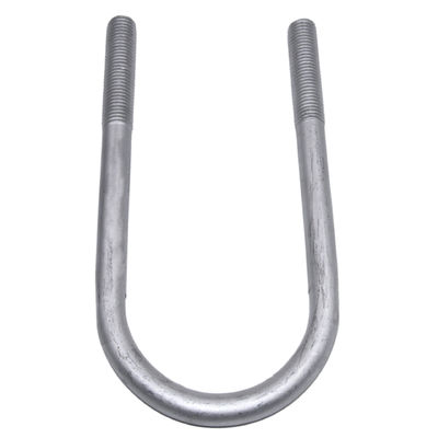 Mecânico 304 de aço inoxidável U-bolt DIN3570 Horseback Pipe Clamp Embedded U-Clamp
