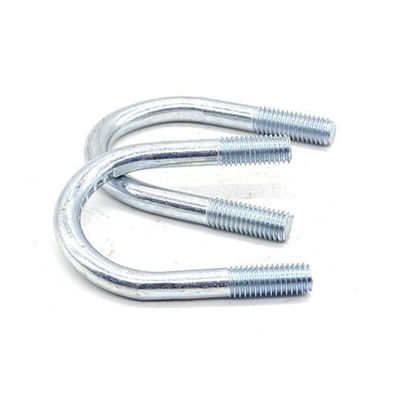 Mecânico 304 de aço inoxidável U-bolt DIN3570 Horseback Pipe Clamp Embedded U-Clamp