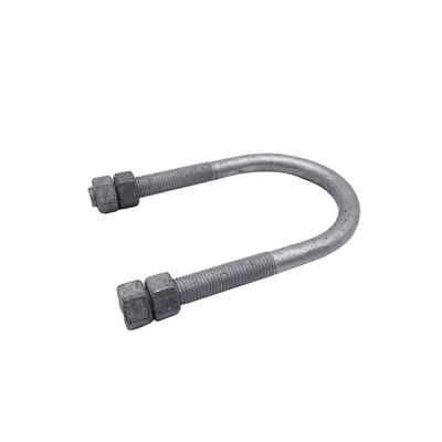 Mecânico 304 de aço inoxidável U-bolt DIN3570 Horseback Pipe Clamp Embedded U-Clamp