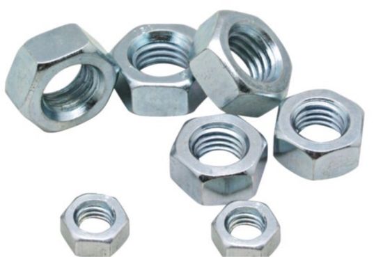 Galvanizado a quente 304 aço inoxidável Filamento fino Hexagonal Nut DIN439
