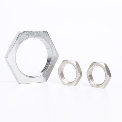 Galvanizado a quente 304 aço inoxidável Filamento fino Hexagonal Nut DIN439