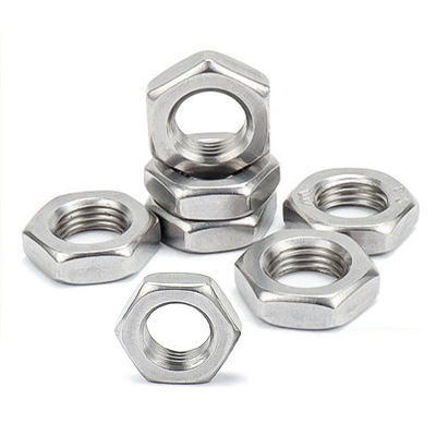 Galvanizado a quente 304 aço inoxidável Filamento fino Hexagonal Nut DIN439